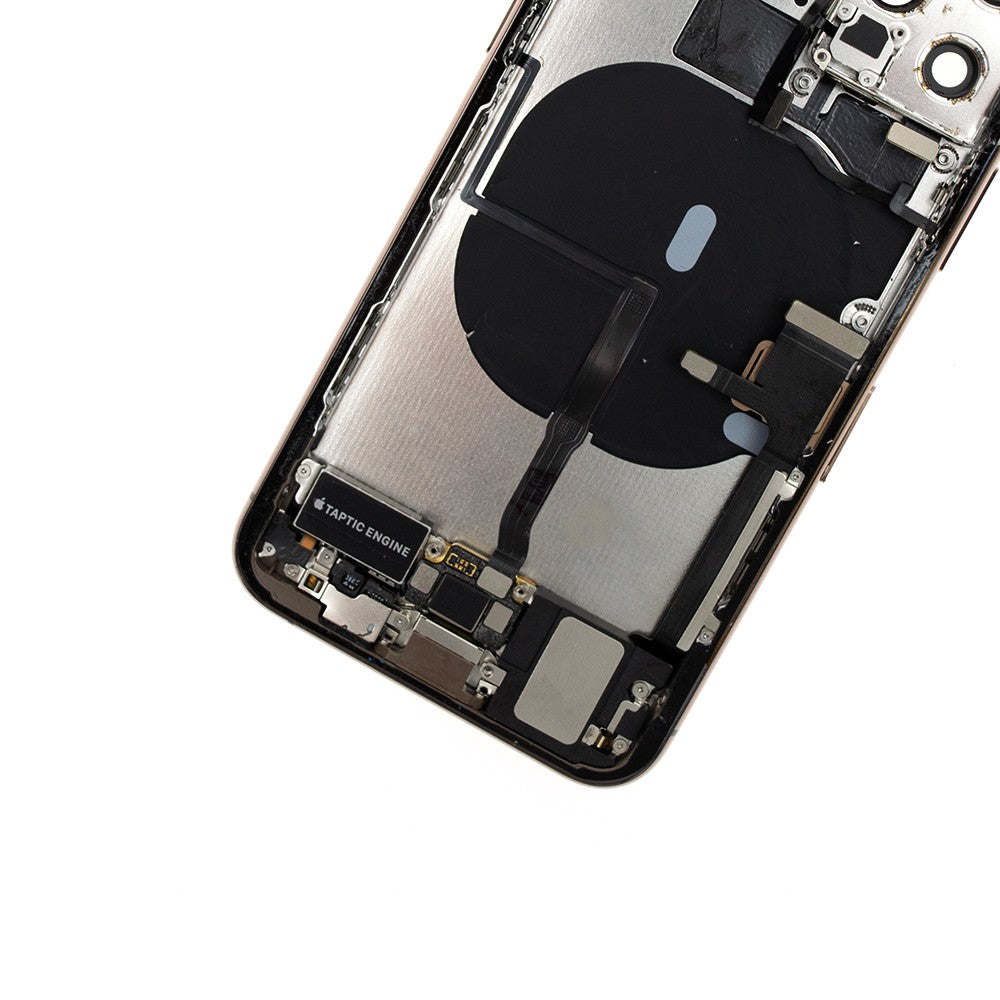 Rear Housing with Full Set Parts for iPhone 11 Pro-Matte Gold (Purple) Rear Housing with Full Set Parts for iPhone 11 Pro-Matte Gold (Purple)